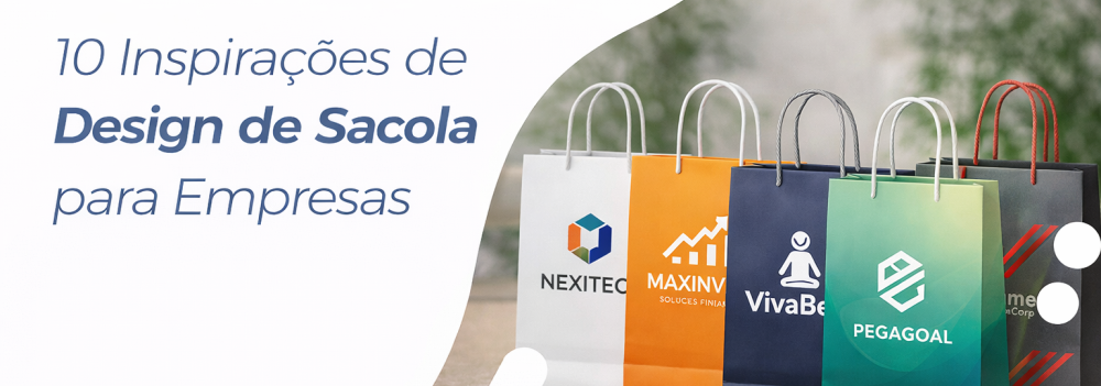 10 Inspirações de Design de Sacola para Empresas