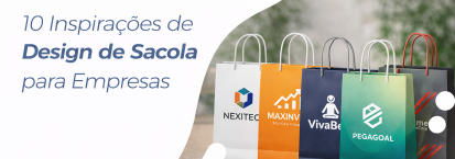 10 Inspirações de Design de Sacola para Empresas