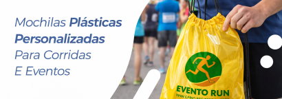 Mochilas Plásticas Personalizadas Para Corridas E Eventos
