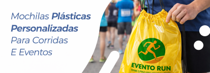 Mochilas Plásticas Personalizadas Para Corridas E Eventos