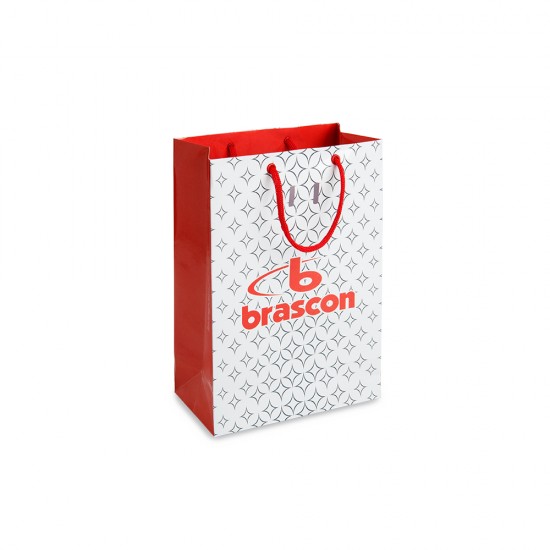 106 - Sacola de Papel Offset Personalizada de 26x18x9cm 106 - Sacola de Papel Offset Personalizada de 26x18x9cm