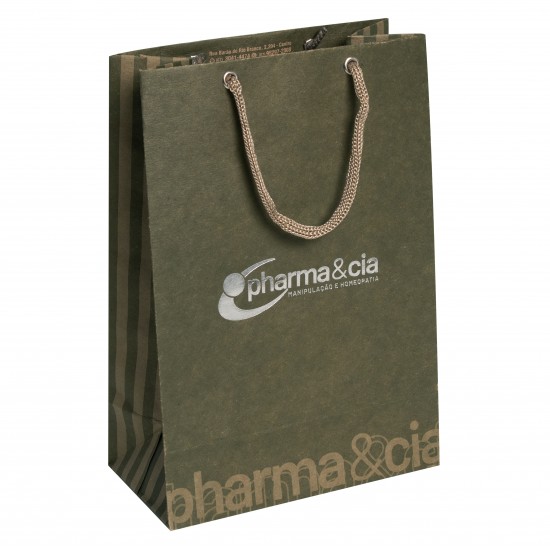 124 - Sacola de Papel Kraft Personalizada de 24x16,5x8,5cm 124 - Sacola de Papel Kraft Personalizada de 24x16,5x8,5cm