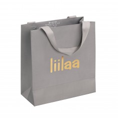 204 - Sacola de Papel Offset Personalizada de 23,5x22x10cm 