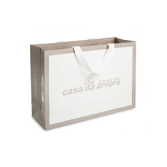 323 - Sacola de Papel Duplex Personalizada de 24x33x11cm 323 - Sacola de Papel Duplex Personalizada de 24x33x11cm