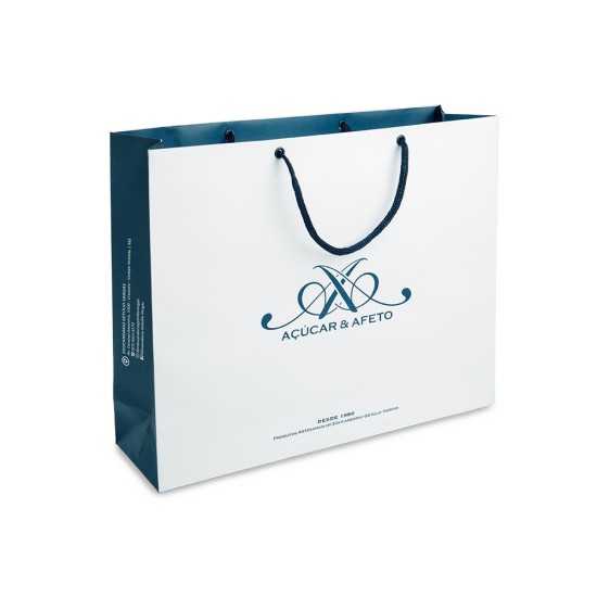 412 - Sacola de Papel Offset Personalizada de 29x34x10cm 412 - Sacola de Papel Offset Personalizada de 29x34x10cm