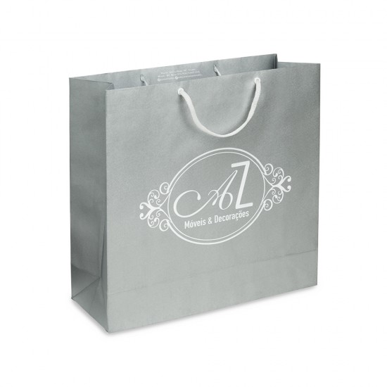 503 - Sacola de Papel Offset Personalizada de 35x34x12cm 503 - Sacola de Papel Offset Personalizada de 35x34x12cm