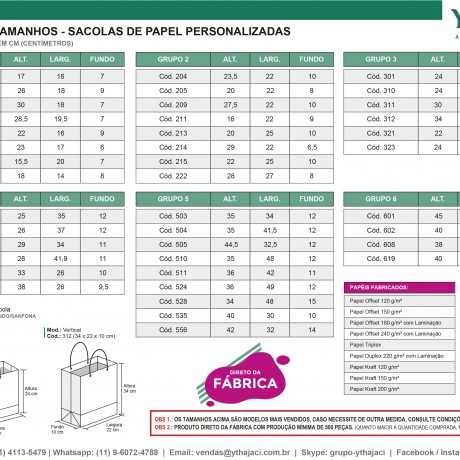 Sacola de Papel Duplex