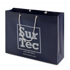 Sacola Plástica Alça Cordão Personalizada 40x30+11cm x 0,20