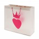 Sacola Plástica Alça Cordão Personalizada 45x37x14cm x 0,20 Sacola Plástica Alça Cordão Personalizada 45x37x14cm x 0,20