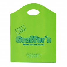 Sacola Plástica Alça Napoleão Personalizada 30x40cm x 0,07