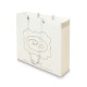 Sacola Plástica Alça PVC Personalizada 35x31x9,5cm x 0,18 Sacola Plástica Alça PVC Personalizada 35x31x9,5cm x 0,18