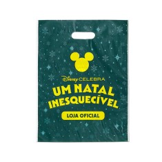 Sacola Plástica Alça Vazada 45x35cm Personalizada Natal Sacola Plástica Alça Vazada 45x35cm Personalizada Natal