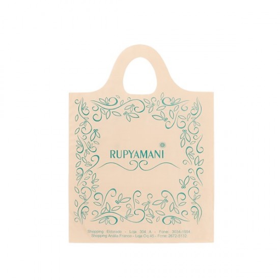 Sacola Plástica Alça Mini Tiracolo Personalizada 28x38cm x 0,12 Sacola Plástica Alça Mini Tiracolo Personalizada 28x38cm x 0,12