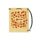 Sacola Plástica Tipo Mochila Amarela Personalizada 30x40cm x 0,15 Sacola Plástica Tipo Mochila Amarela Personalizada 30x40cm x 0,15