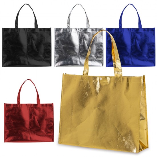 Sacola TNT Metalizada Personalizada 18537P Sacola TNT Metalizada Personalizada 18537P