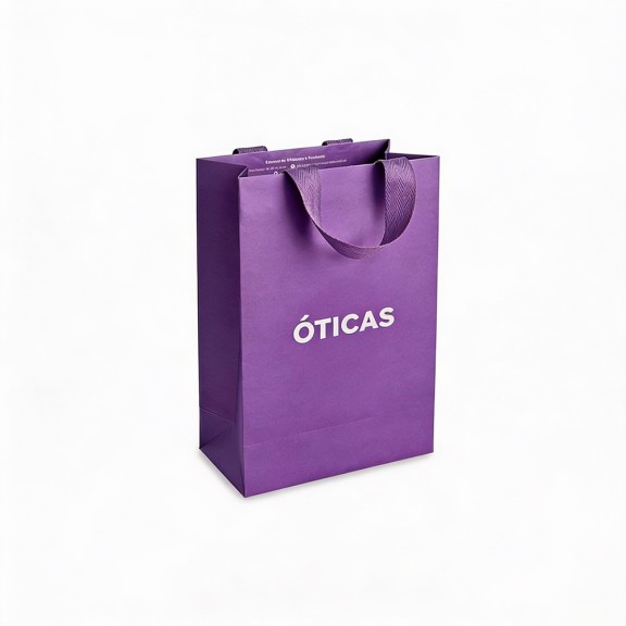 Sacolas de Papel Personalizadas para Lojas de Óticas com Logotipo