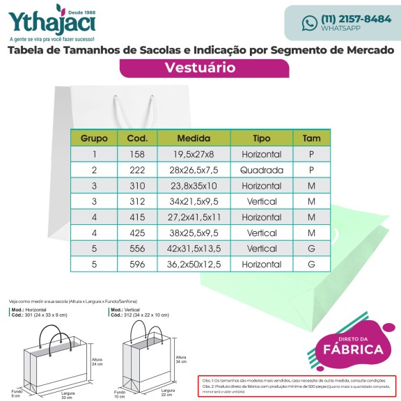 Sacolas de Papel para Cosméticos Personalizadas com a Sua Marca