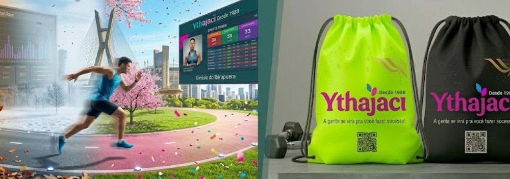 Kit Atleta com Sacochila Personalizada: O brinde que brilha no Circuito das Estações