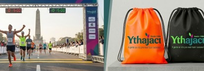 Sacochila Personalizada para Maratonas com Chegada no Obelisco do Ibirapuera