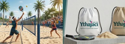 Sacochilas Personalizadas para Arenas de Beach Tennis: A febre esportiva que exige embalagens leves