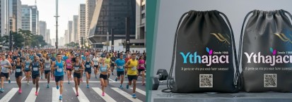 Sacola Mochila Personalizada para Branding em Provas de Rua Paulistanas