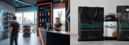 Embalagens para Lojas de Suplementos: Sacolas plásticas resistentes para potes pesados